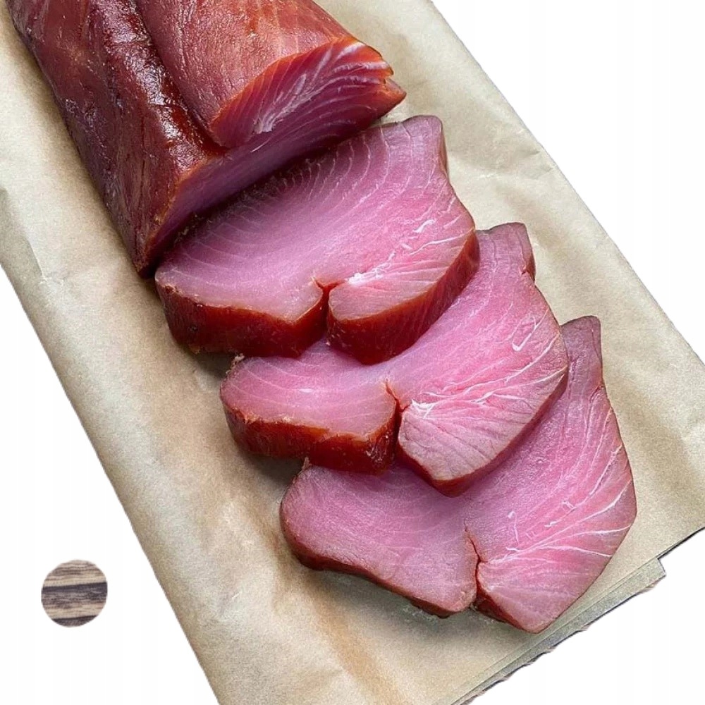 Tuńczyk Wędzony Na Zimno Tradycyjnie Dymem Polędwica 1 kg