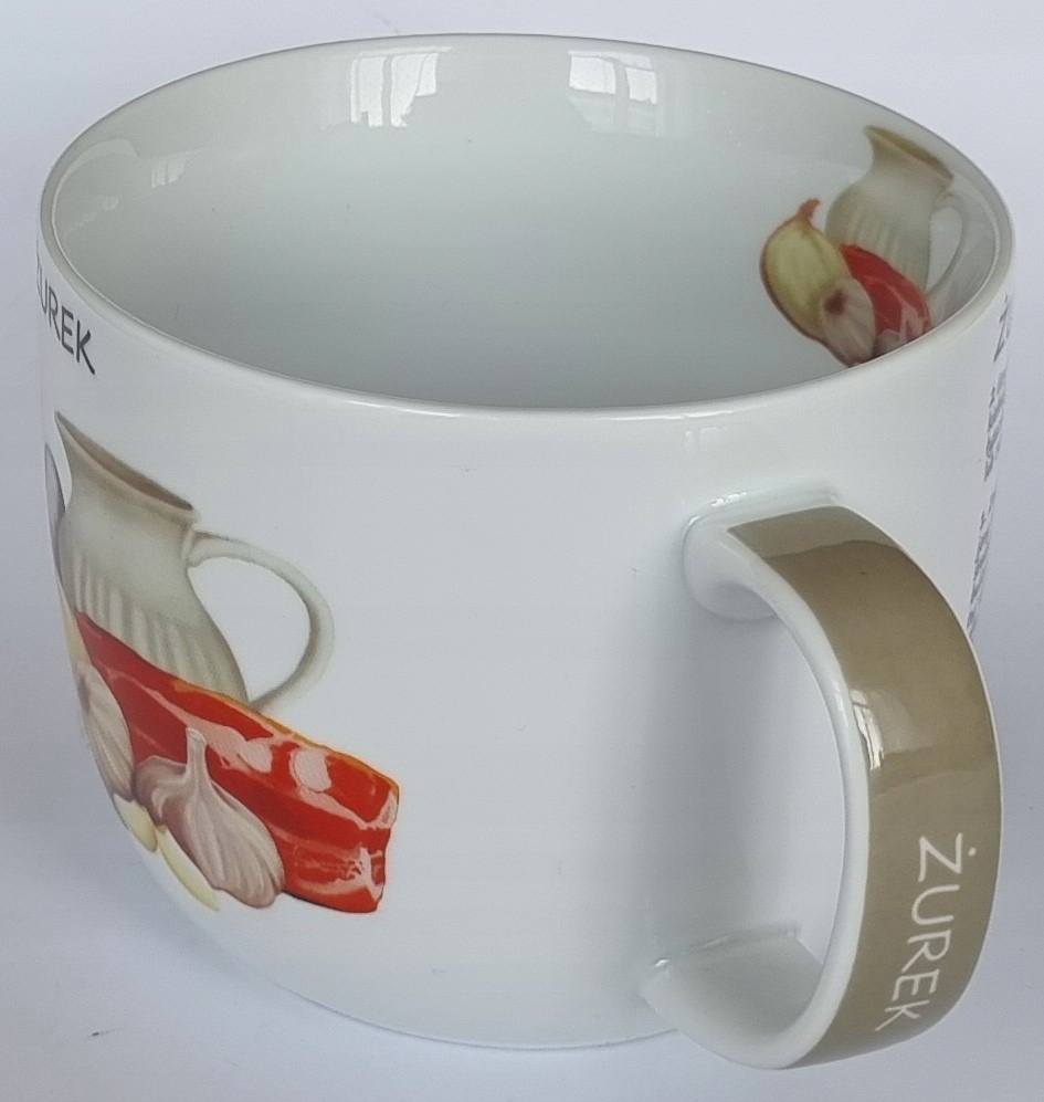 BANQUET DUŻY KUBEK ZUPA ŻUREK Z PRZEPISEM 730 ML DUŻA FILIŻANKA MISKA Marka Banquet