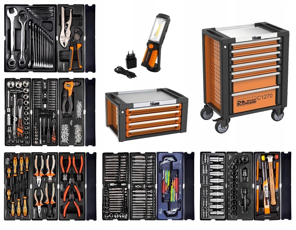 WOZEK NARZEDZIOWY SZAFKA C1272 NADSTAWKA C1278