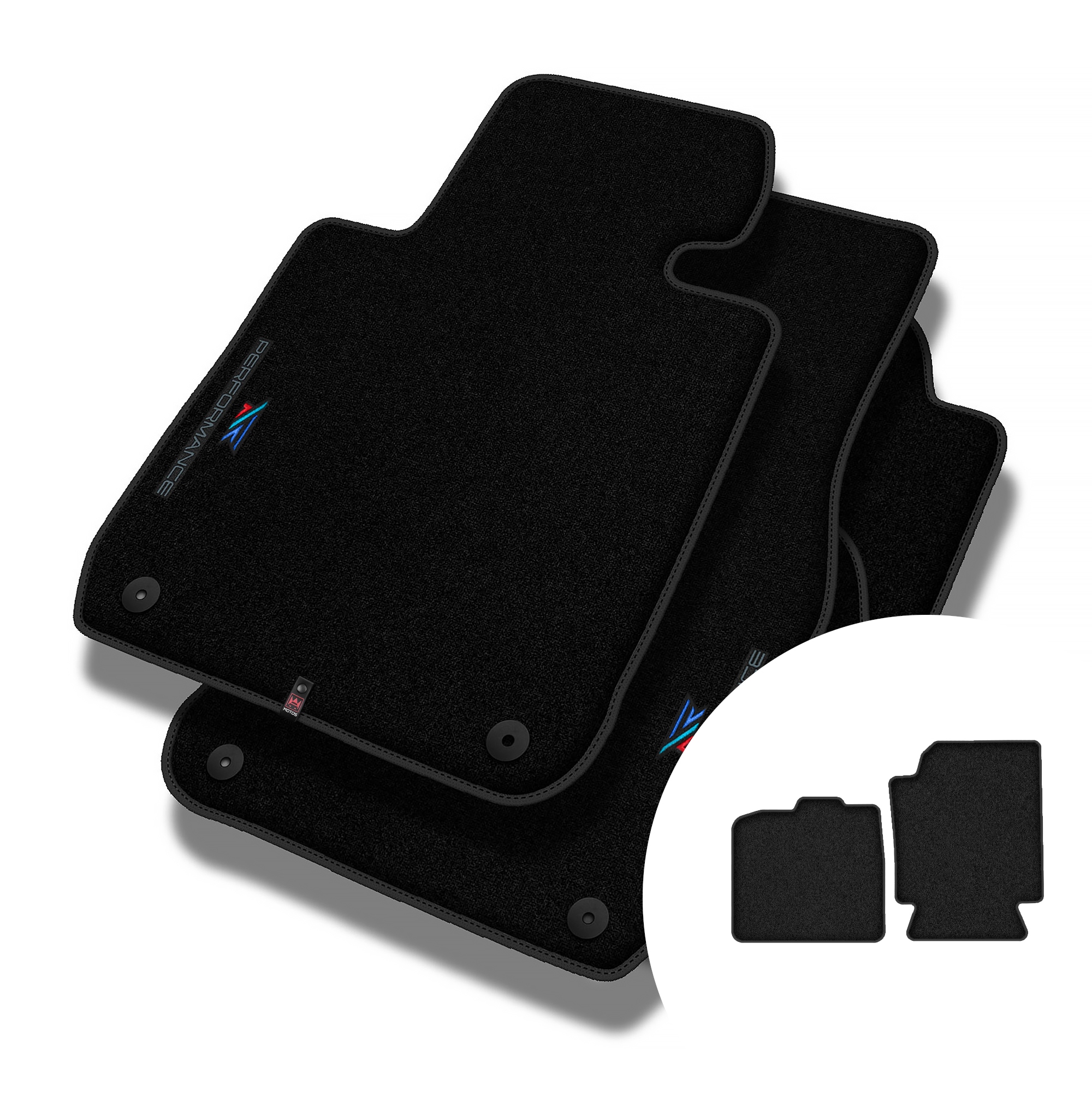 Velúrové koberčeky Performance Premium pre Smart Fortwo II 2007-2014