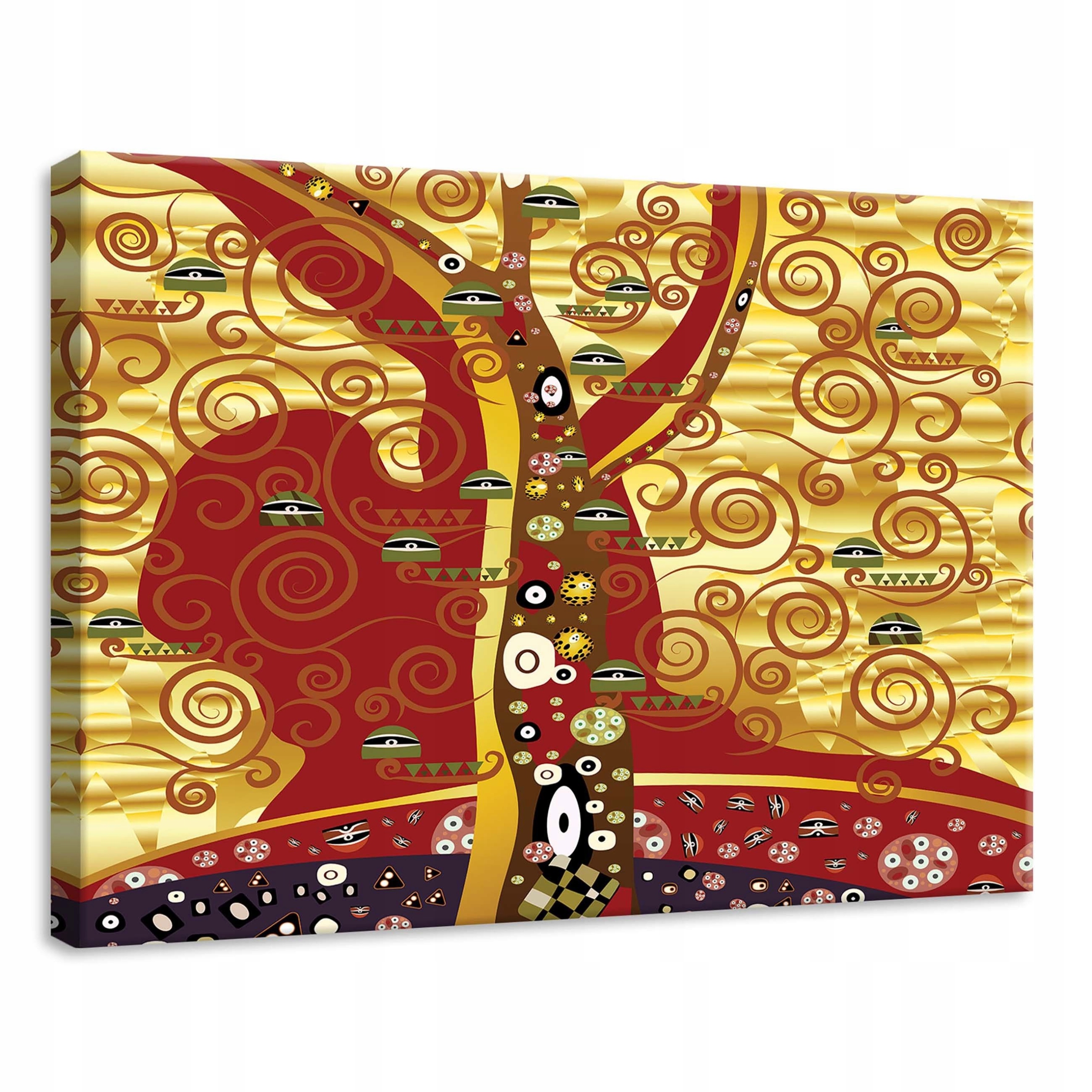 Obraz 70x50 Strom života Gustav Klimt modernismus zlato spirály růst život