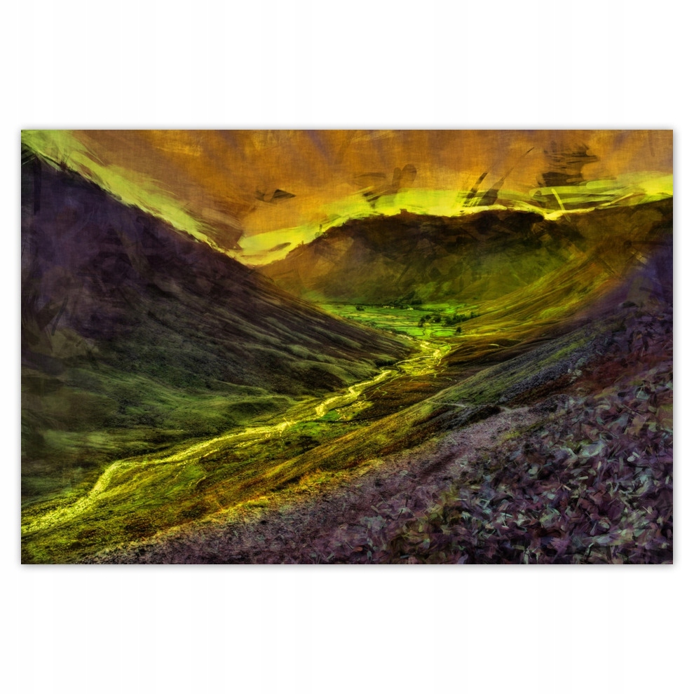 

Plakaty 93x62 Rzeczka w dolinie Pejzaż