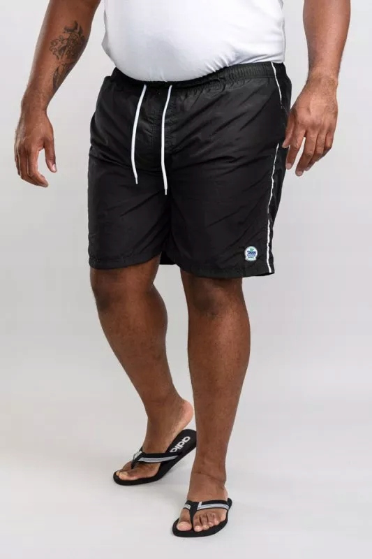 Velké černé koupací šortky YARROW-D555