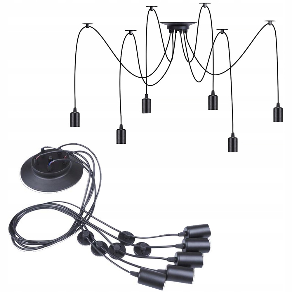 i - Lampa wiszące nowoczesne Kabel Lampy na żyrandole Kablu sieciowe