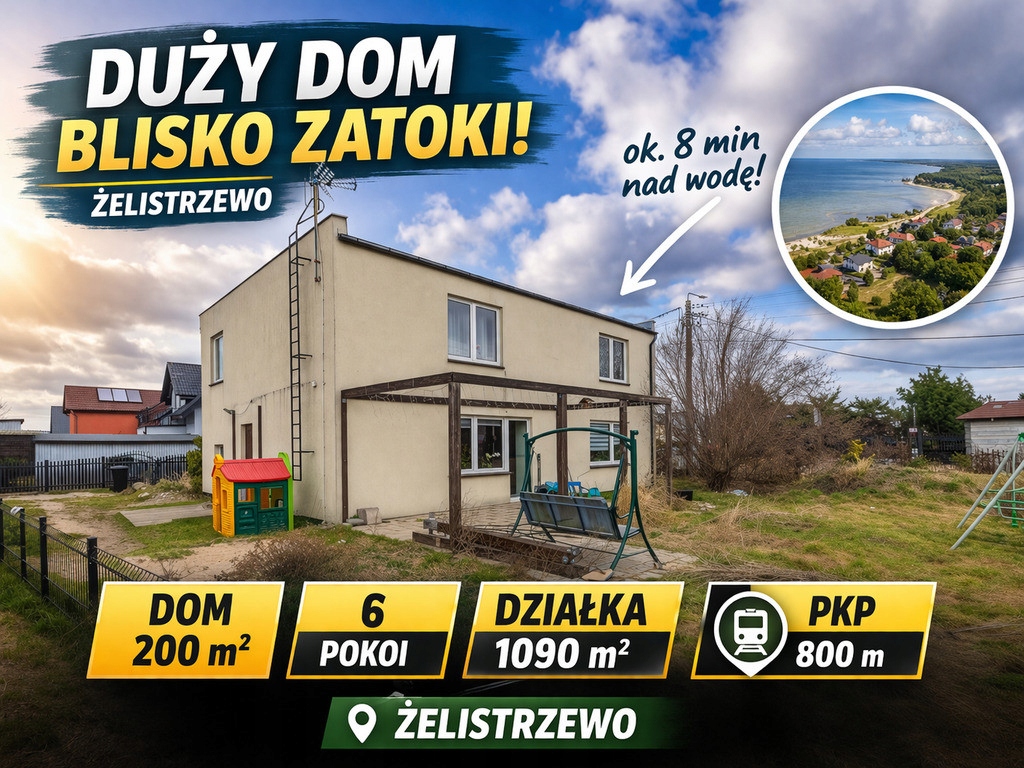 Dom, Żelistrzewo, Puck, Pucki, 200 m²