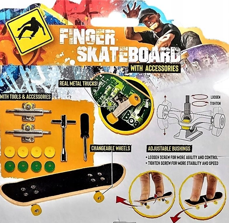 FINGERBOARD MINI DESKA DESKOROLKA NA PALCE Model HG_FB