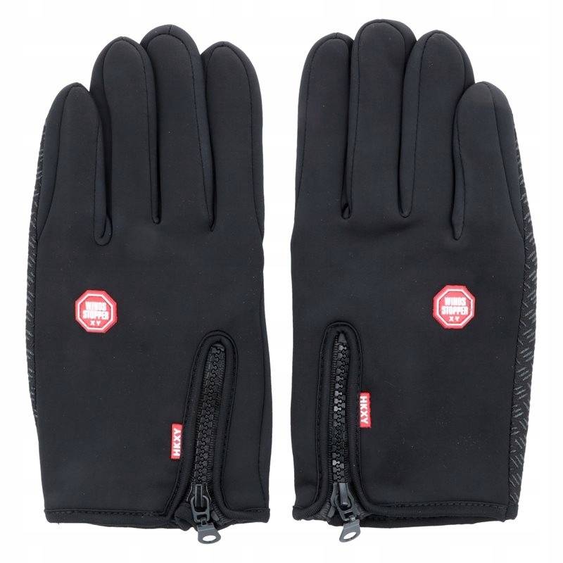 

Wiatroszczelne rękawiczki dotykowe na rower