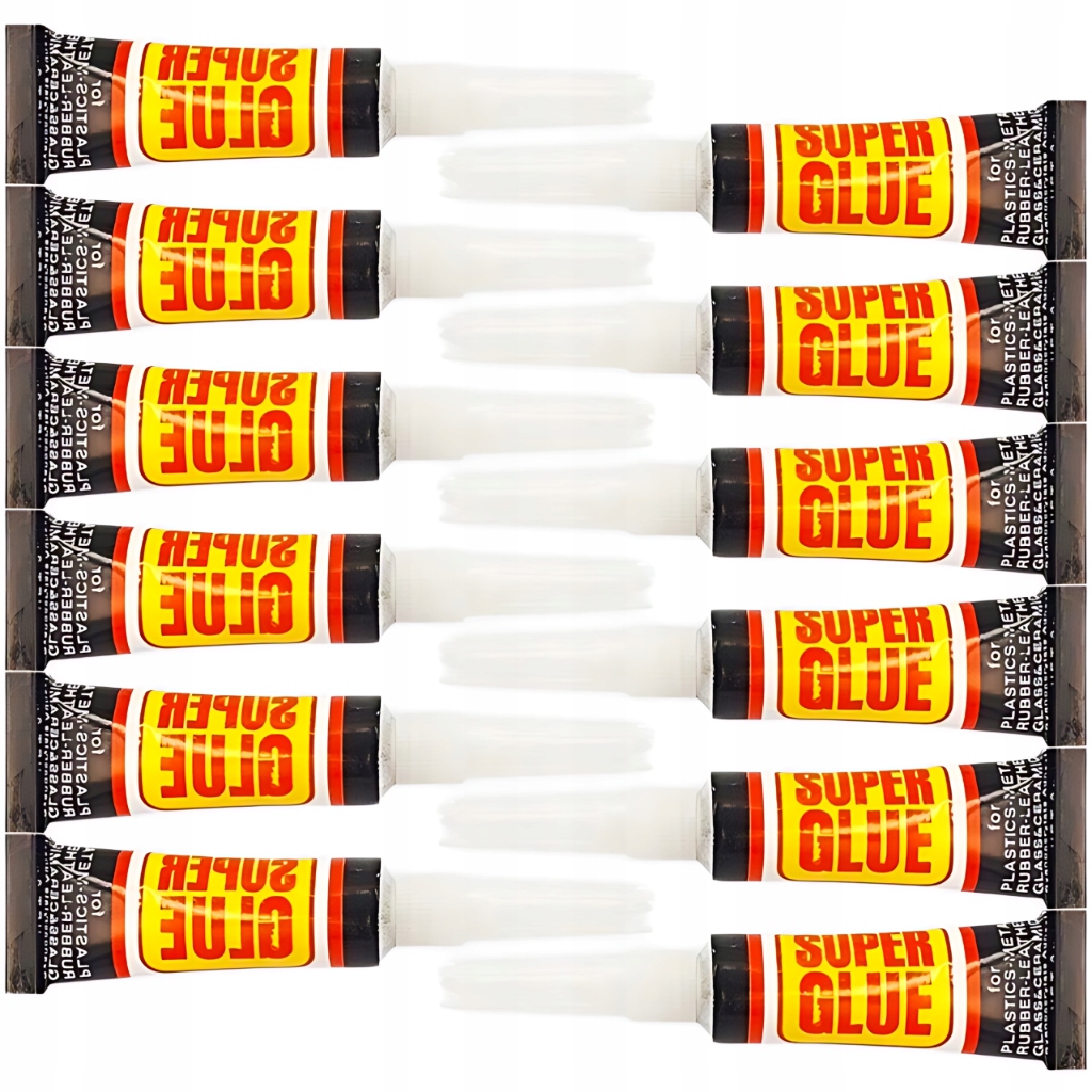 Klej Glue Cyjanoakrylowy 3 ml zestaw 12 sztuk