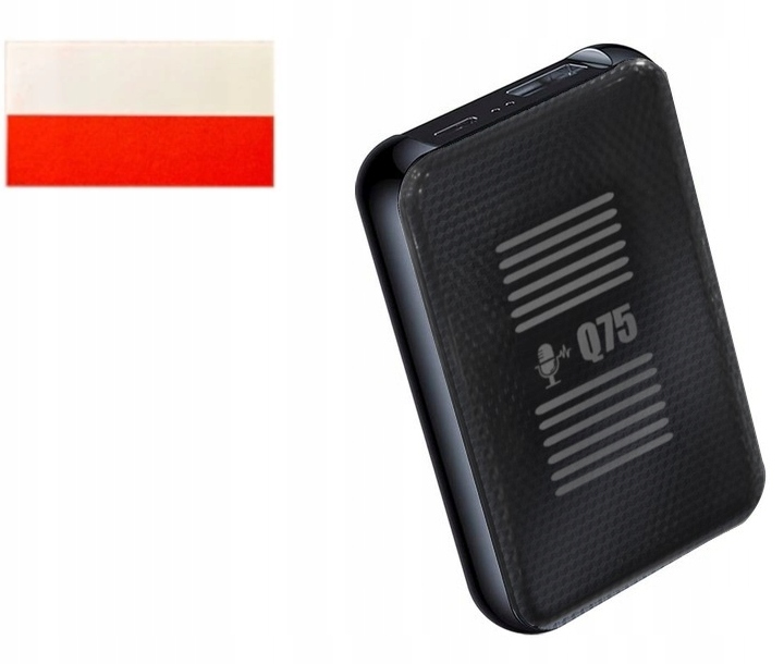 Diktafón 32GB 8000mAh špionážny draVires magnet 45 dní nálepka
