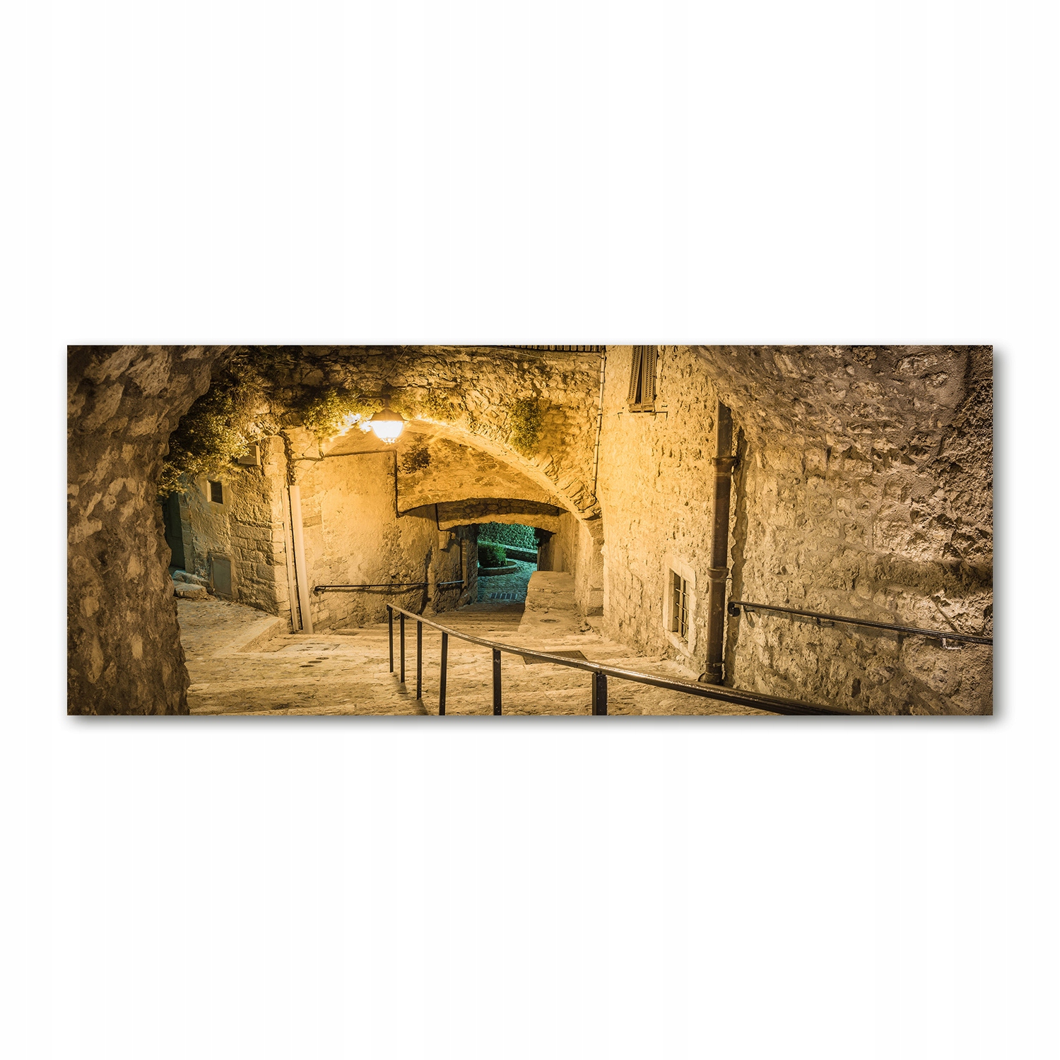 

Foto obraz szkło akryl Peille nocą Francja 125x50