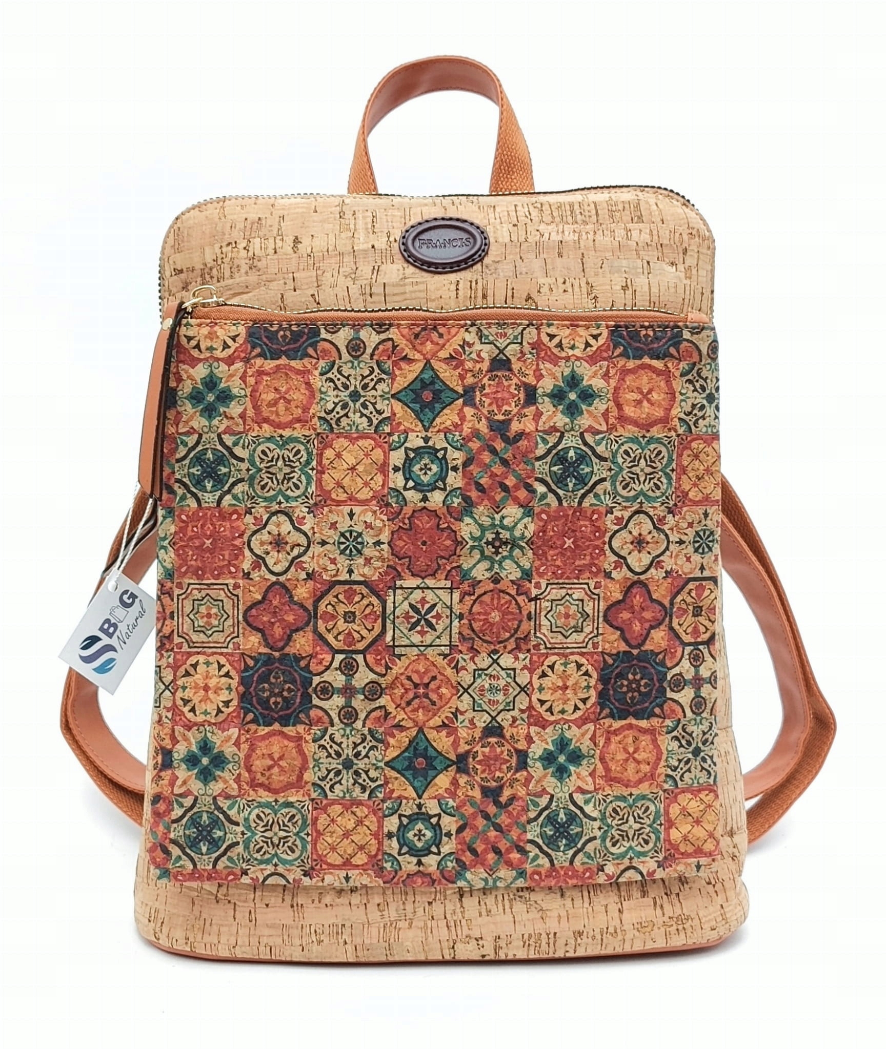 Korkowy plecak torebka 2w1 z korka format a4 wegański eko miejski