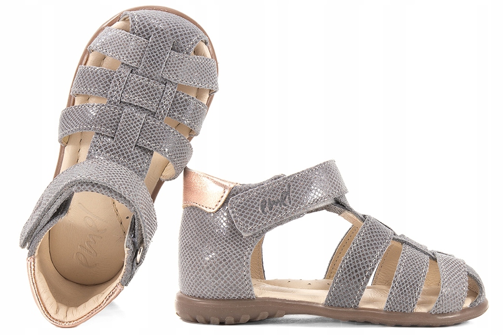

Emel ES1078-38 Sandałki Roczki Sandały Grafit 25