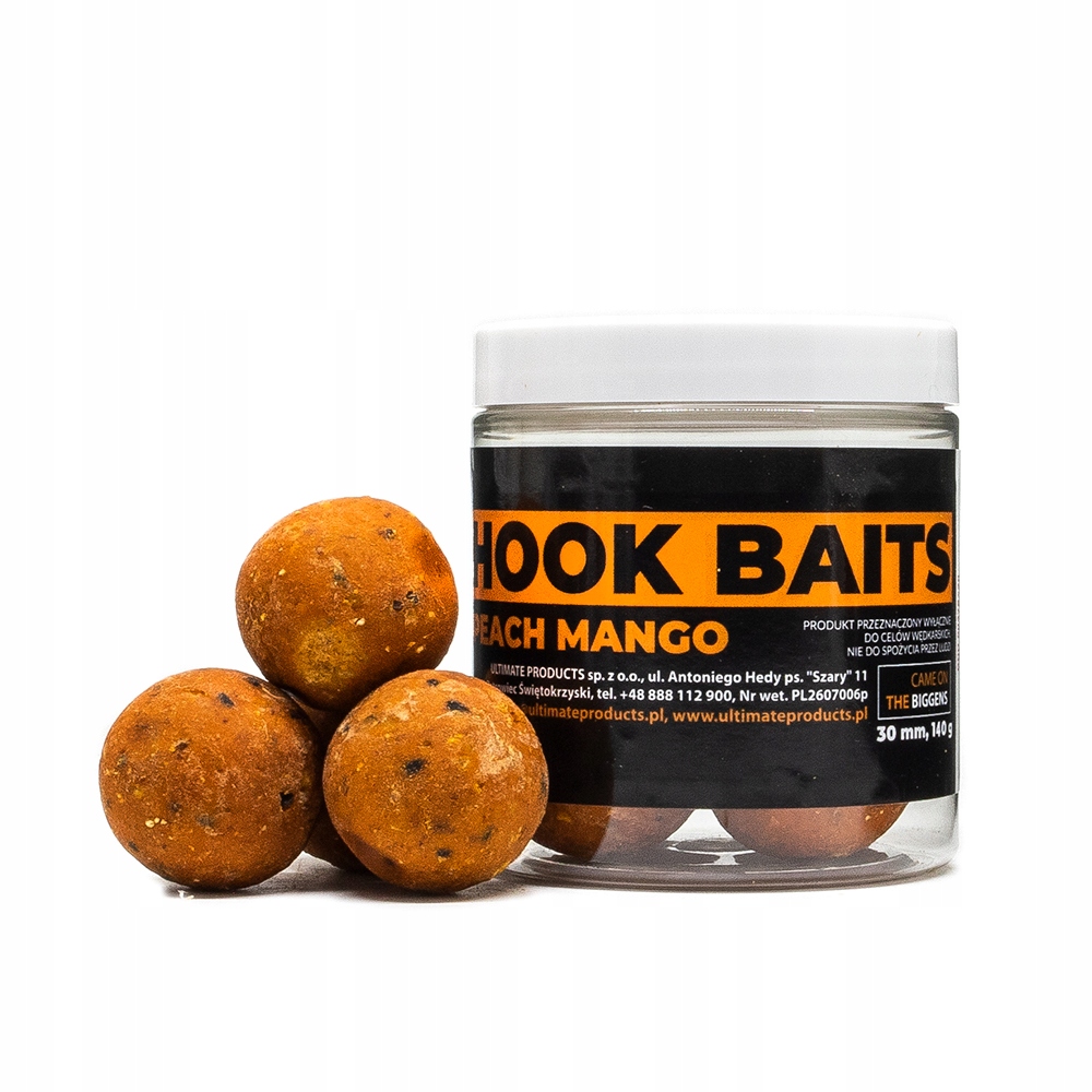 The Ultimate Kulki Hakowe Hook Baits 30 mm Peach Mango