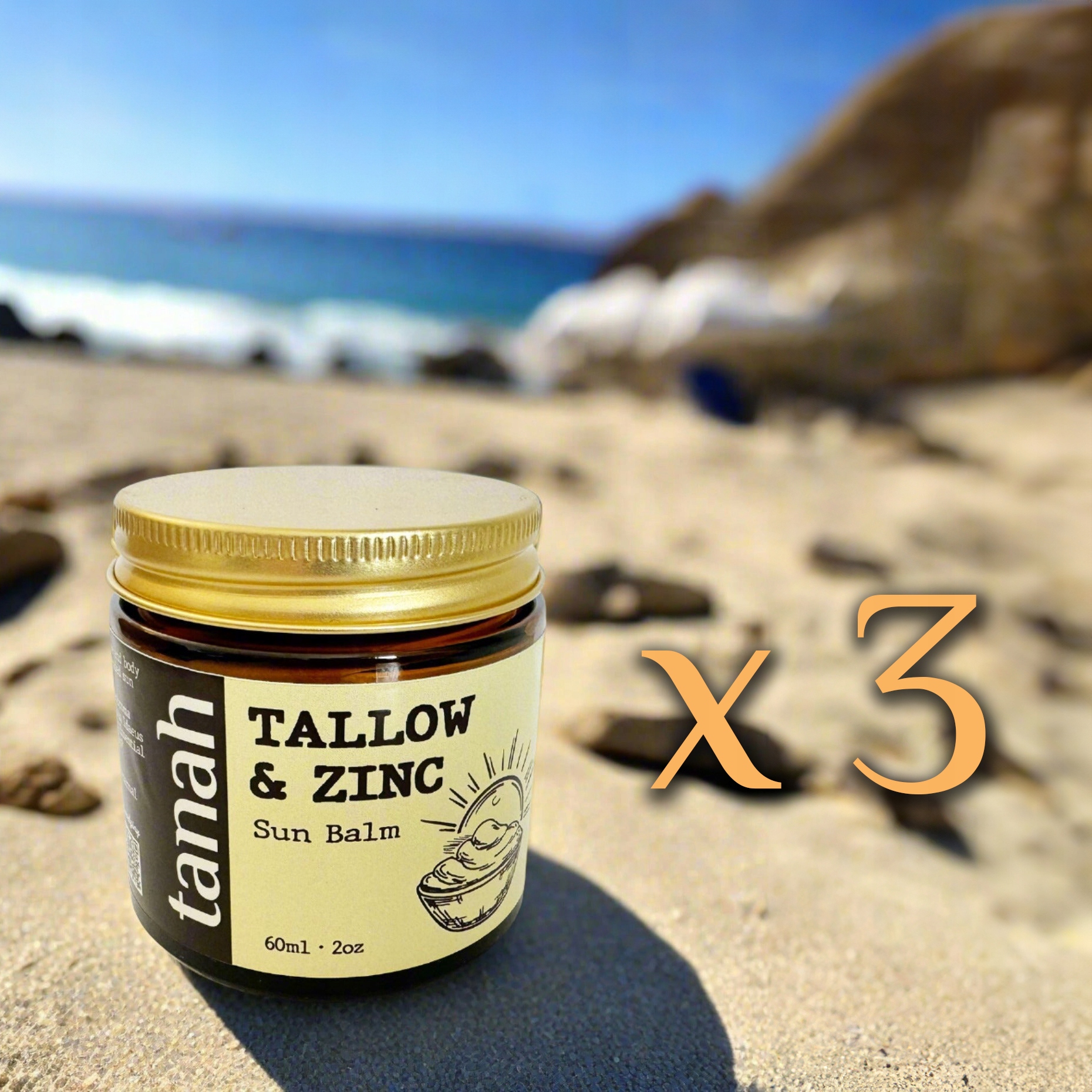 Tanah Balsam Przeciwsłoneczny z Łojem Wołowym i Cynkiem