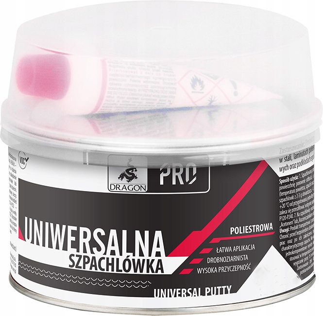 

Szpachlówka uniwersalna poliestrowa Dragon 500g