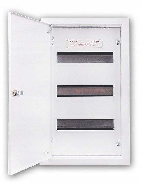 Podomítkový rozvaděč RW-3NN 3x12 kovový Kubiak