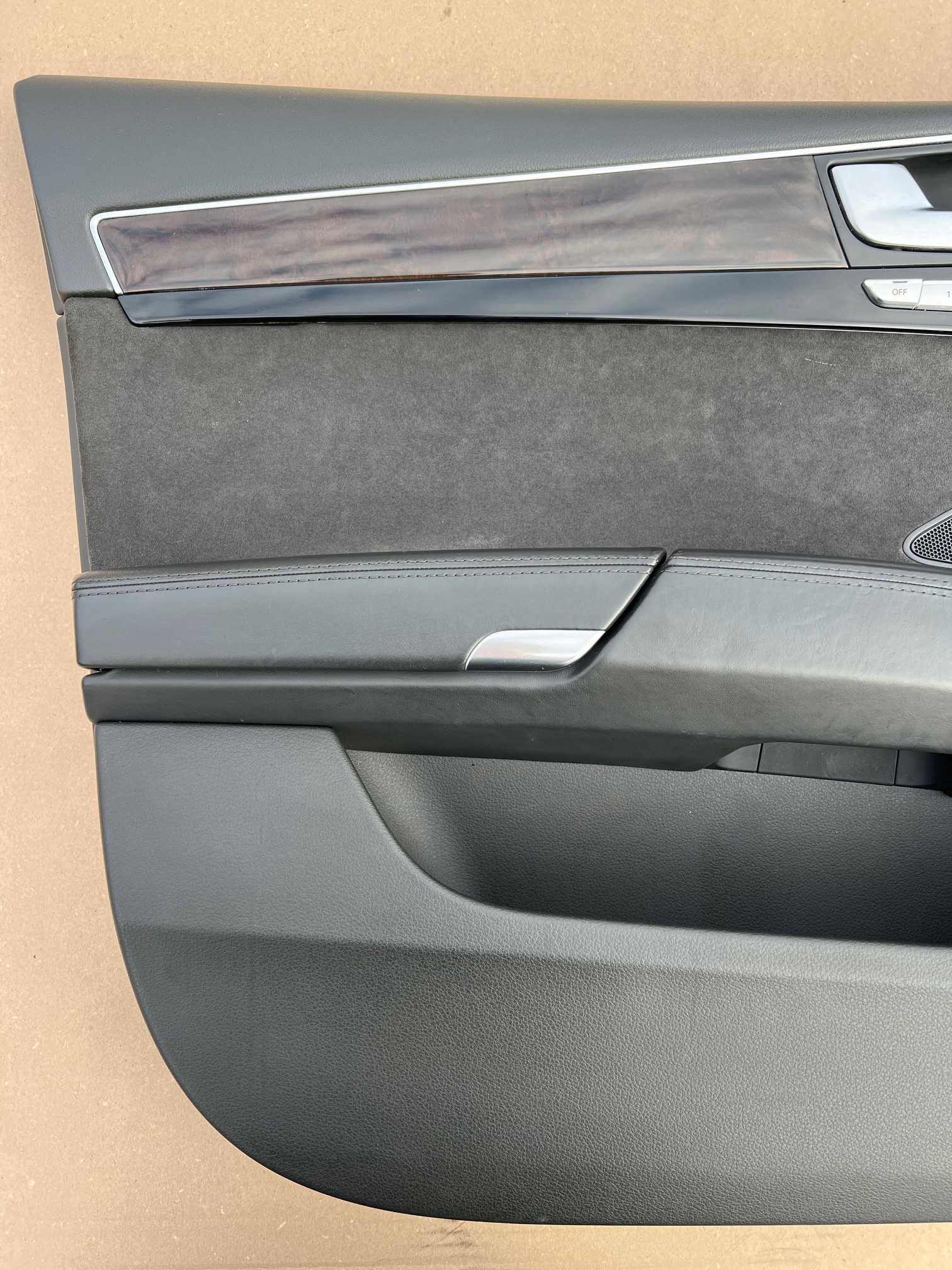 AUDI A8 D4 side door upholstery ALCANTARA left front BOSE