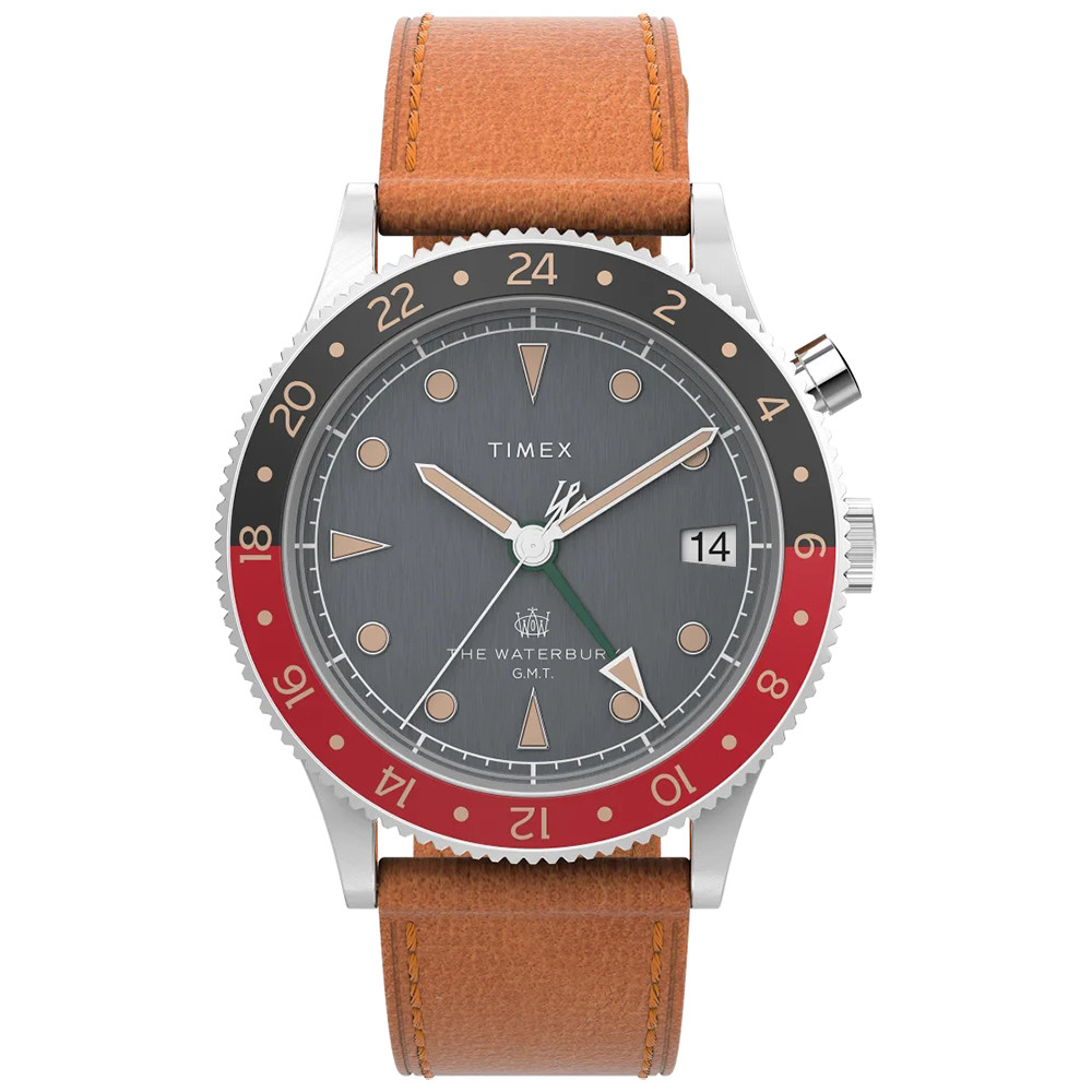 Pánské Hodinky Timex TW2V74000, hnědý řemínek