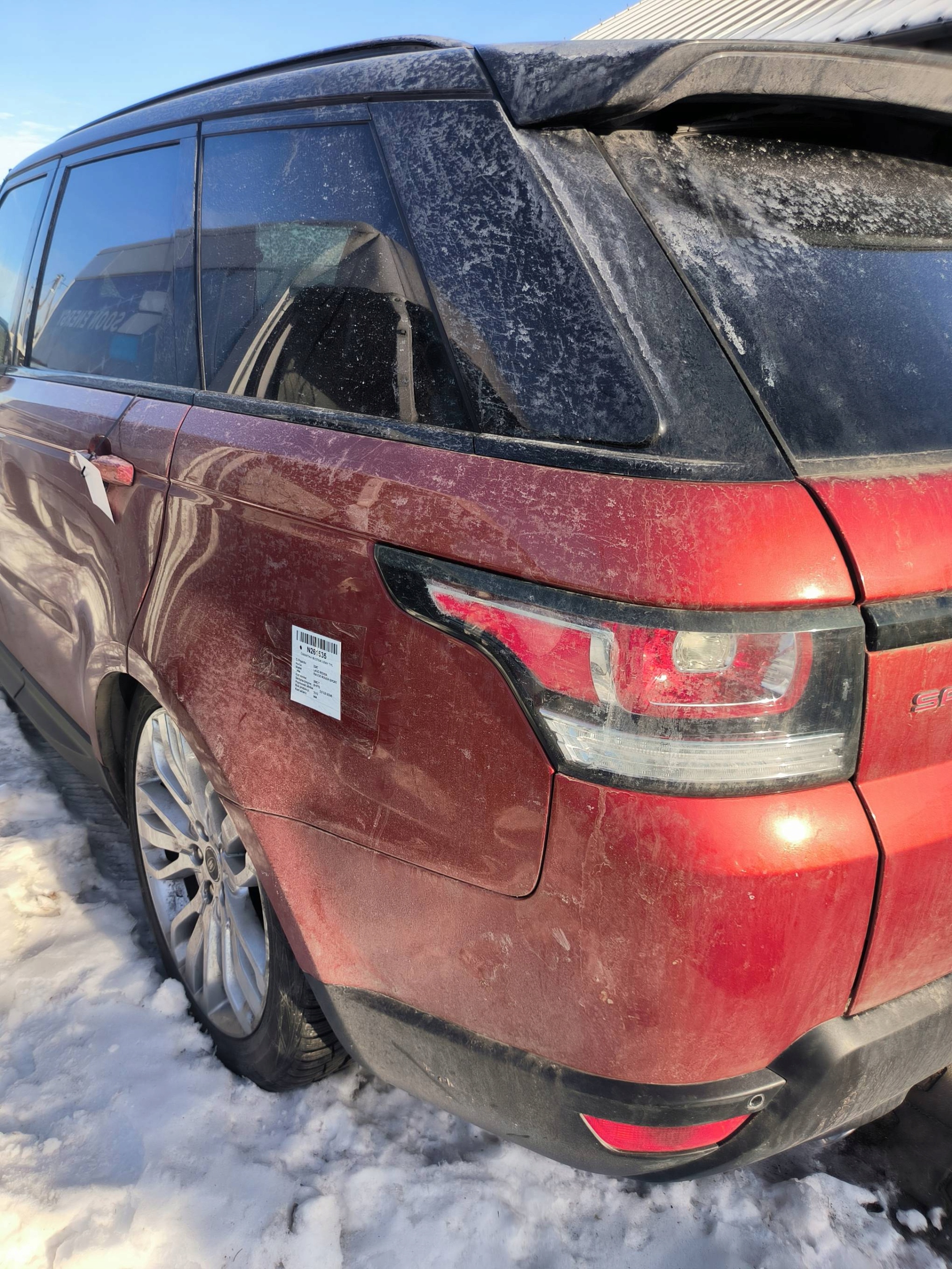 LONGHERONE parafango sinistra posteriore RANGE ROVER SPORT L494