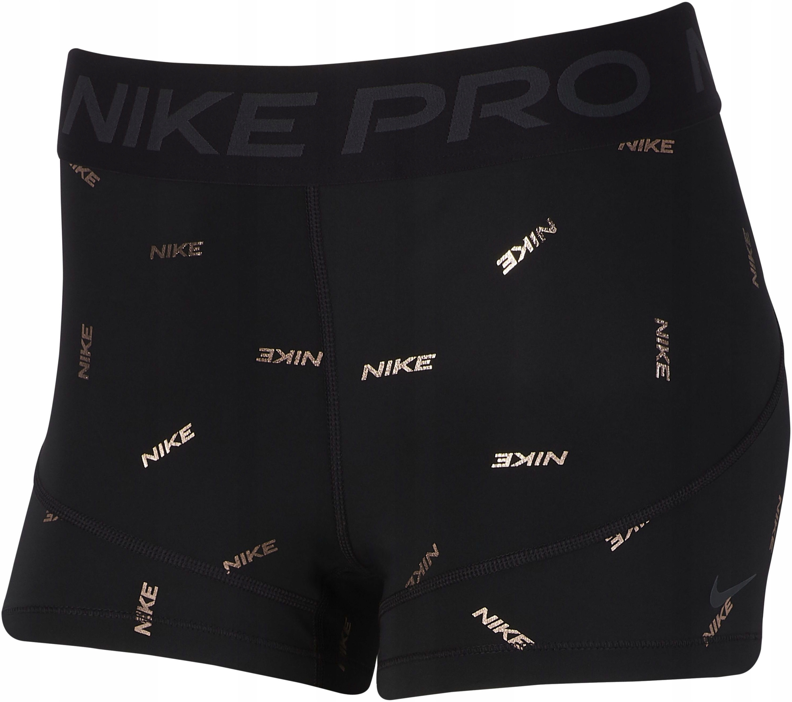 Spodenki treningowe Nike Pro Short Toss Print, rozmiar Xs