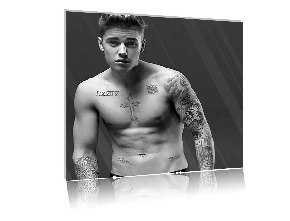 

Obraz szklany na szkle Justin Bieber 03 30x30