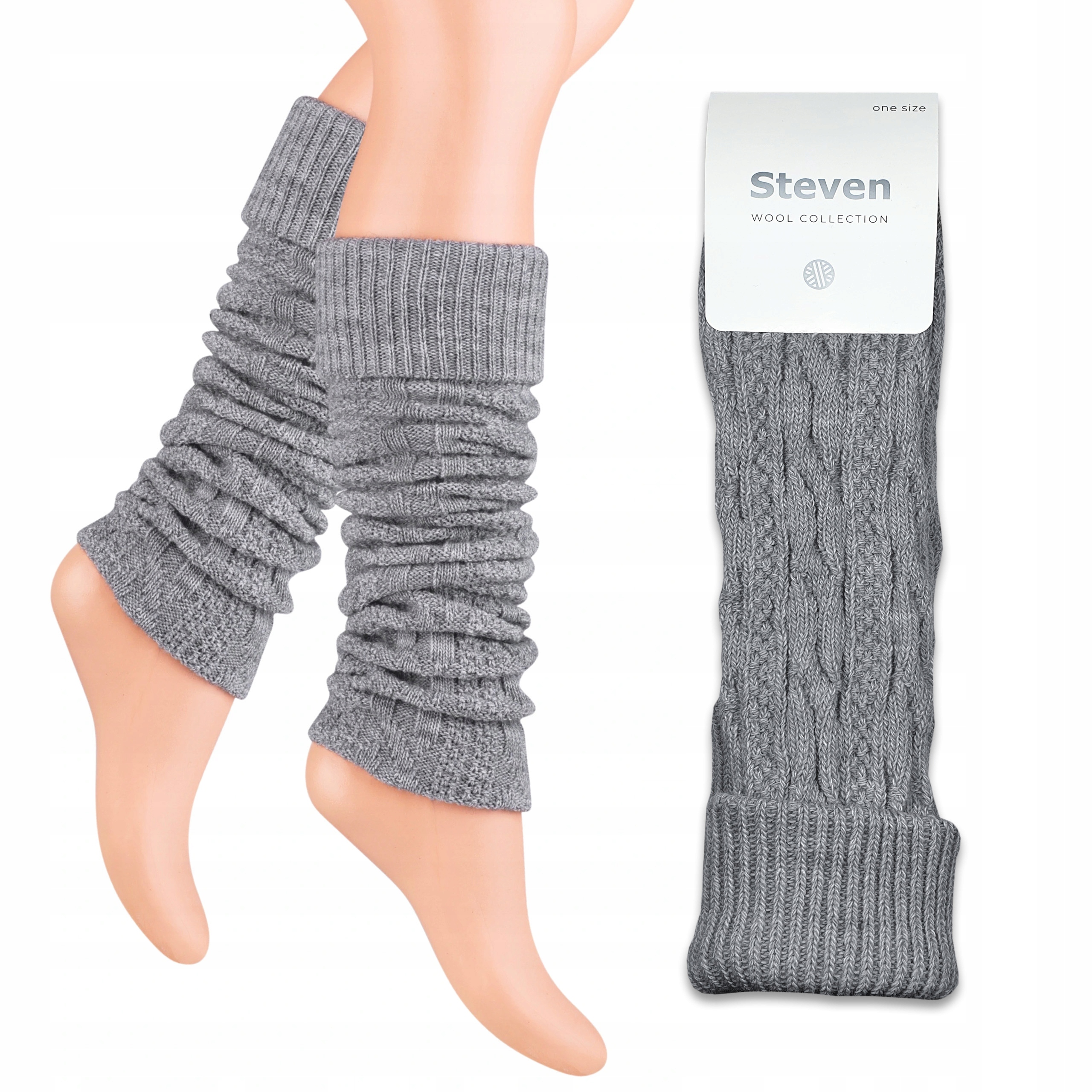 

Getry Wełniane damskie Ocieplacze Steven 095