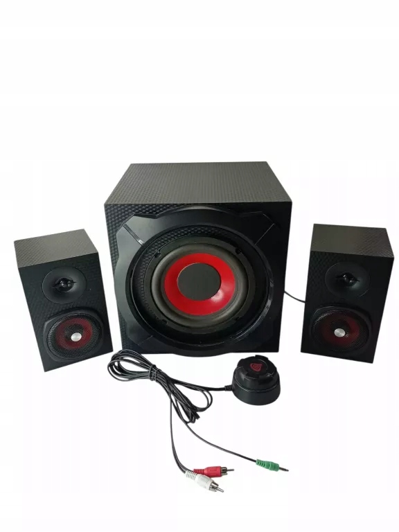 Zestaw głośników 2.1 Genesis Helium 600 60 W czarny