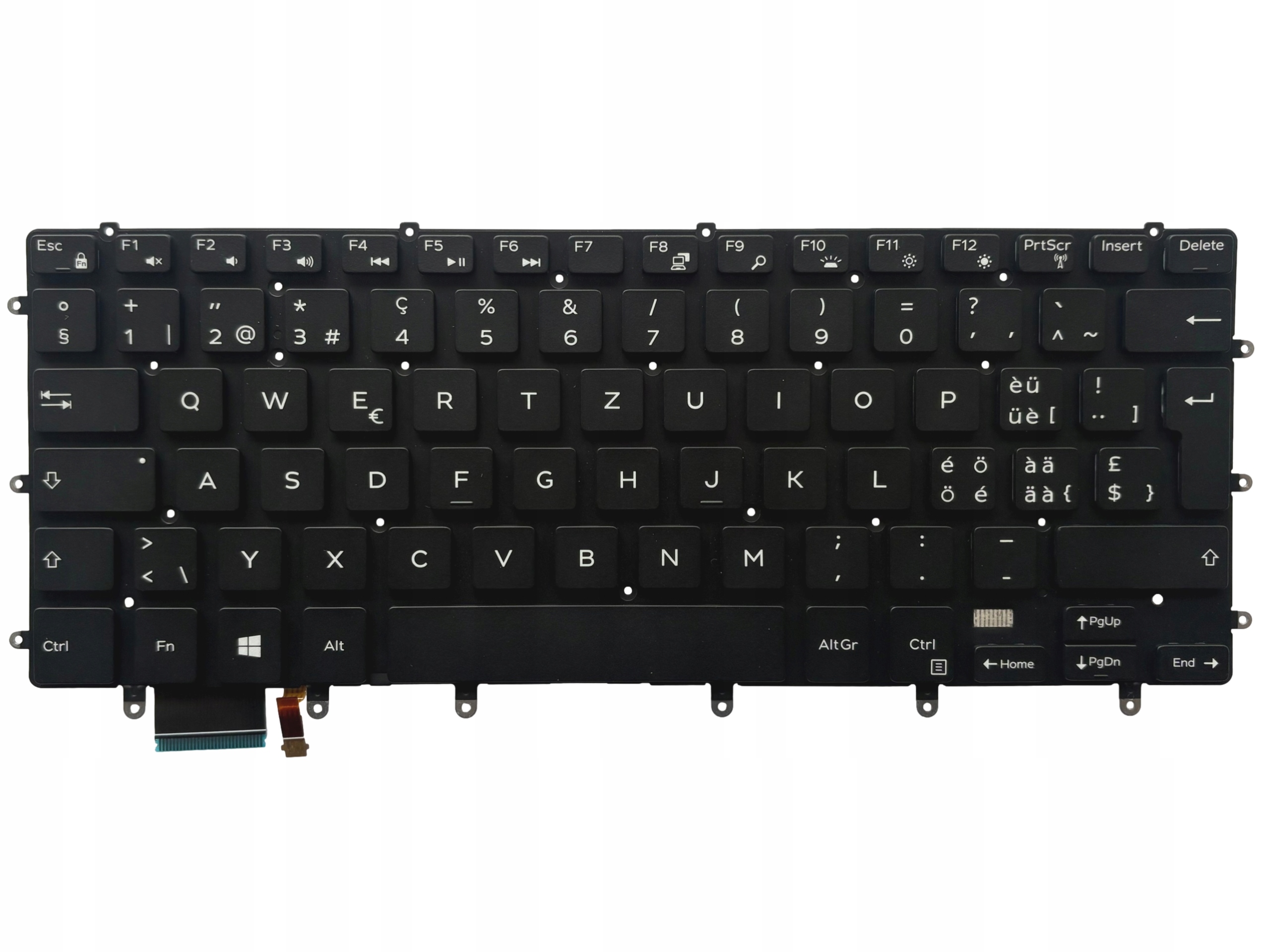 Klávesnice Dell Xps 15 9550 9560 5510 5520 7558 7568 7579 Led Originál Ch