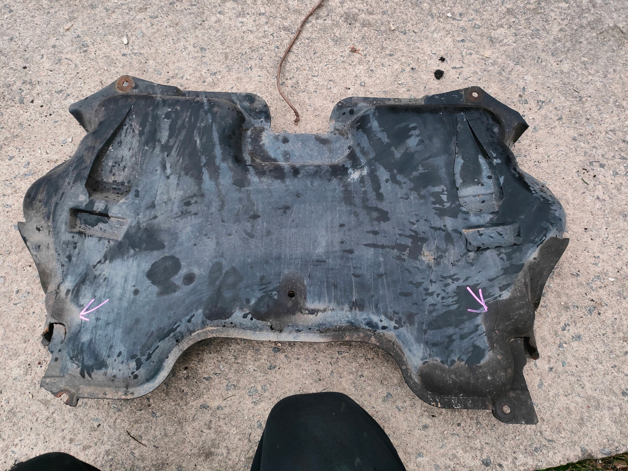 cover below engine MERCEDES W211 original 2.7cdi