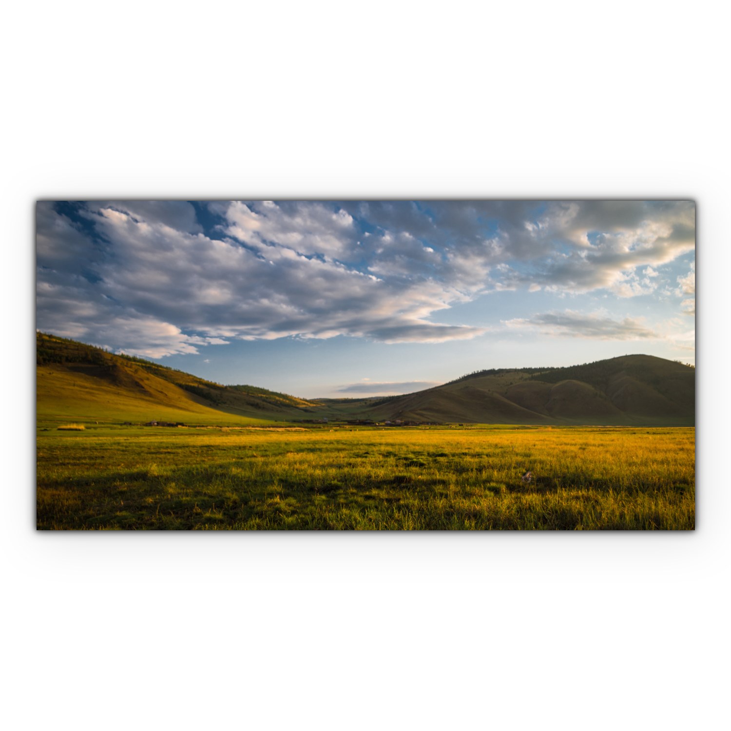 

Obraz Canvas dekoracja 140x70 Góry Pole Krajobraz