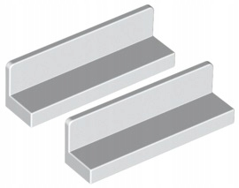 

Lego Panel 1x4x1 Biały (30413/15207/6061047) x2