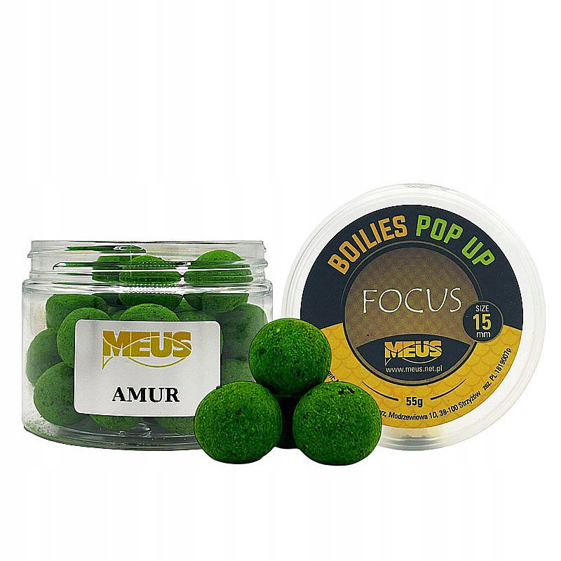 Kulki hakowe focus pop up 15mm/amur/55g