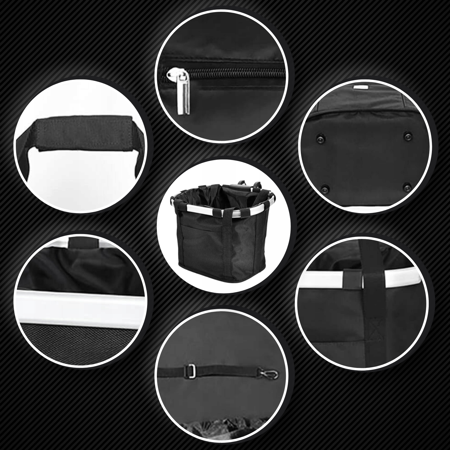 KOSZYK NA ROWER KIEROWNICĘ KOSZ ROWEROWY DO R Rodzaj przedni