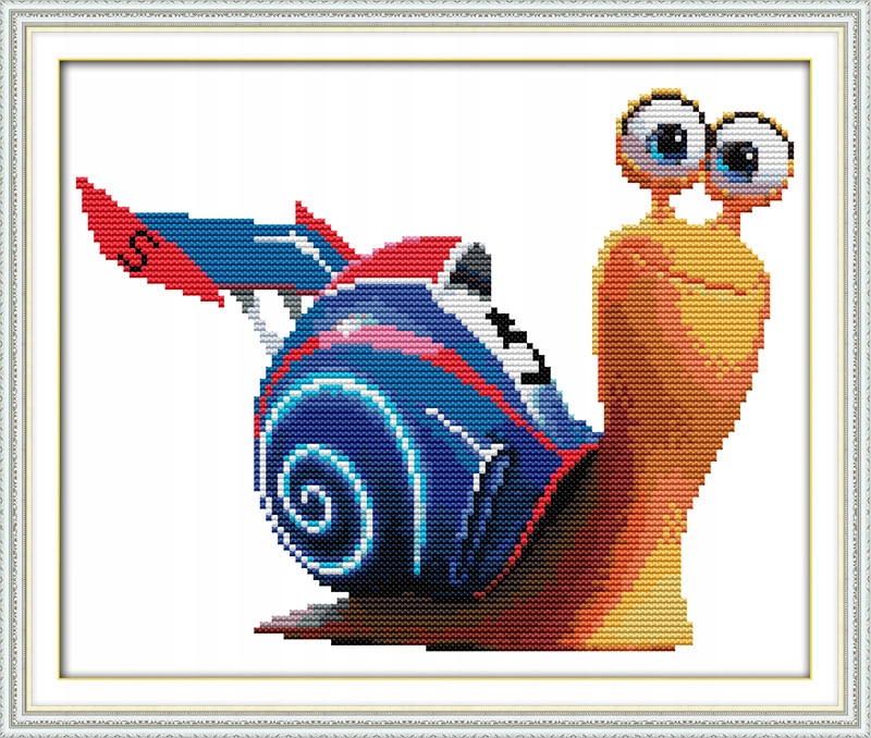 Křížková výšivka počítaná sada (kanva, mulina)