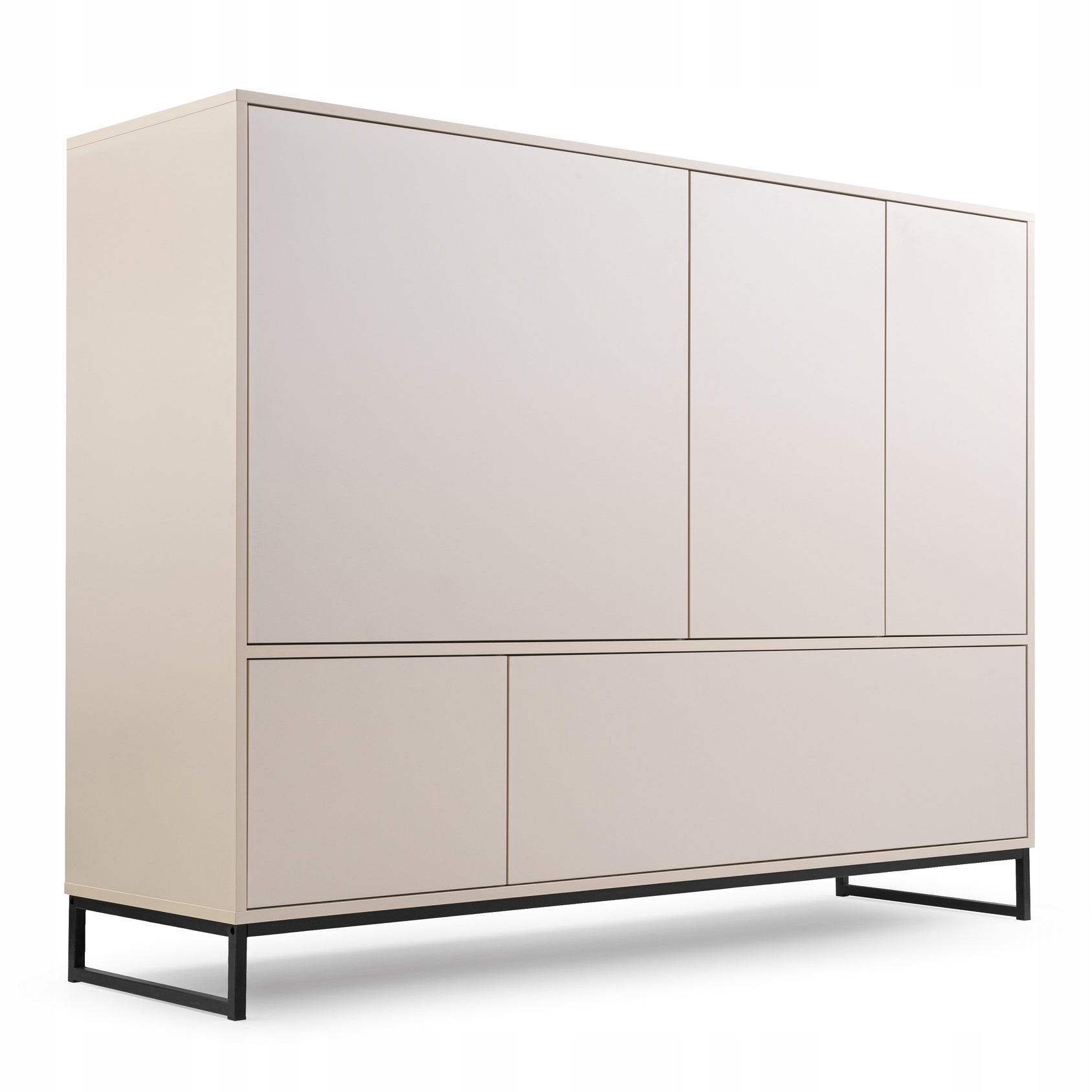 Komoda Azir 160 cm do obývacího pokoje Ložnice Odstíny béžové