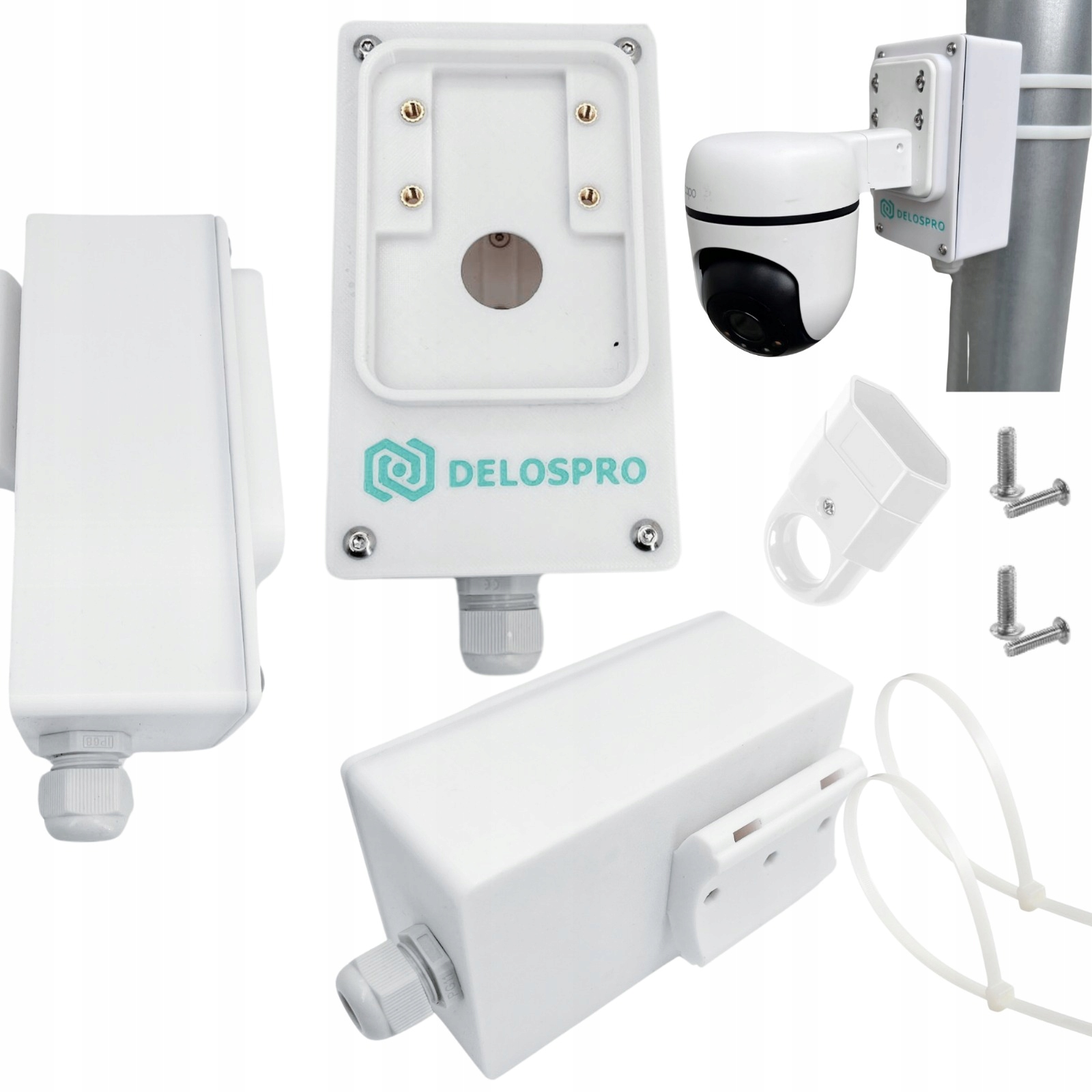 Bezinwazyjna Puszka Z Uszczelką Do Kamer Tapo C500 C510W C520WS C530WS TC40