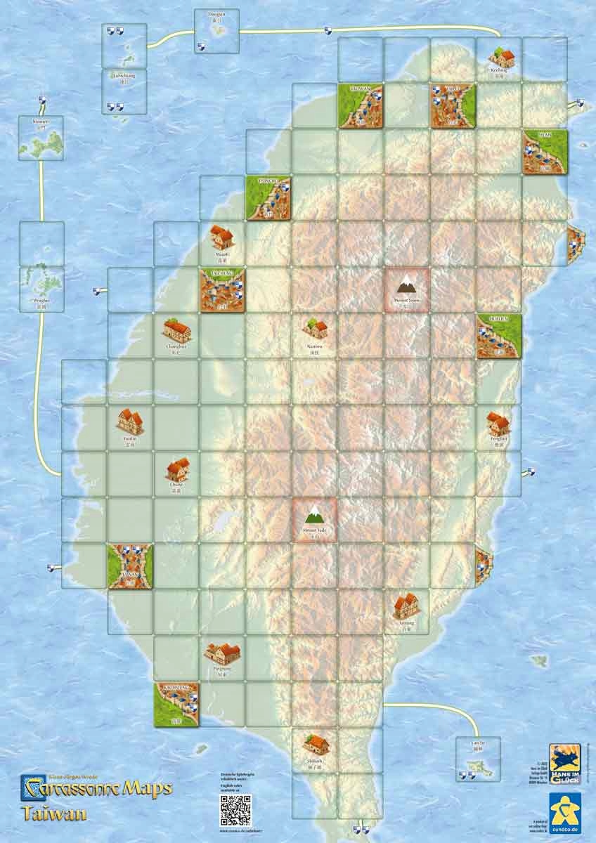 Carcassonne: Mapa Tajwanu (druga edycja)