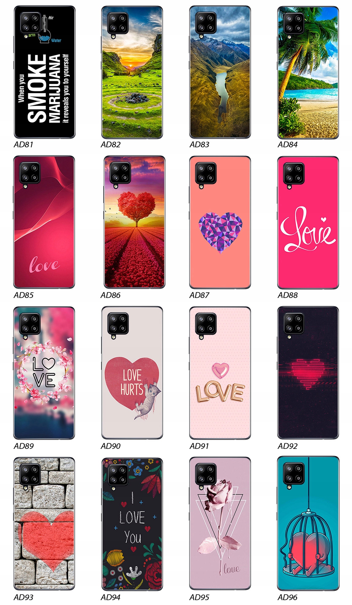 2x ETUI PLECKI FOTO Case OBUDOWA + SZKŁO do Samsung Galaxy A12 (A127) Materiał tworzywo sztuczne