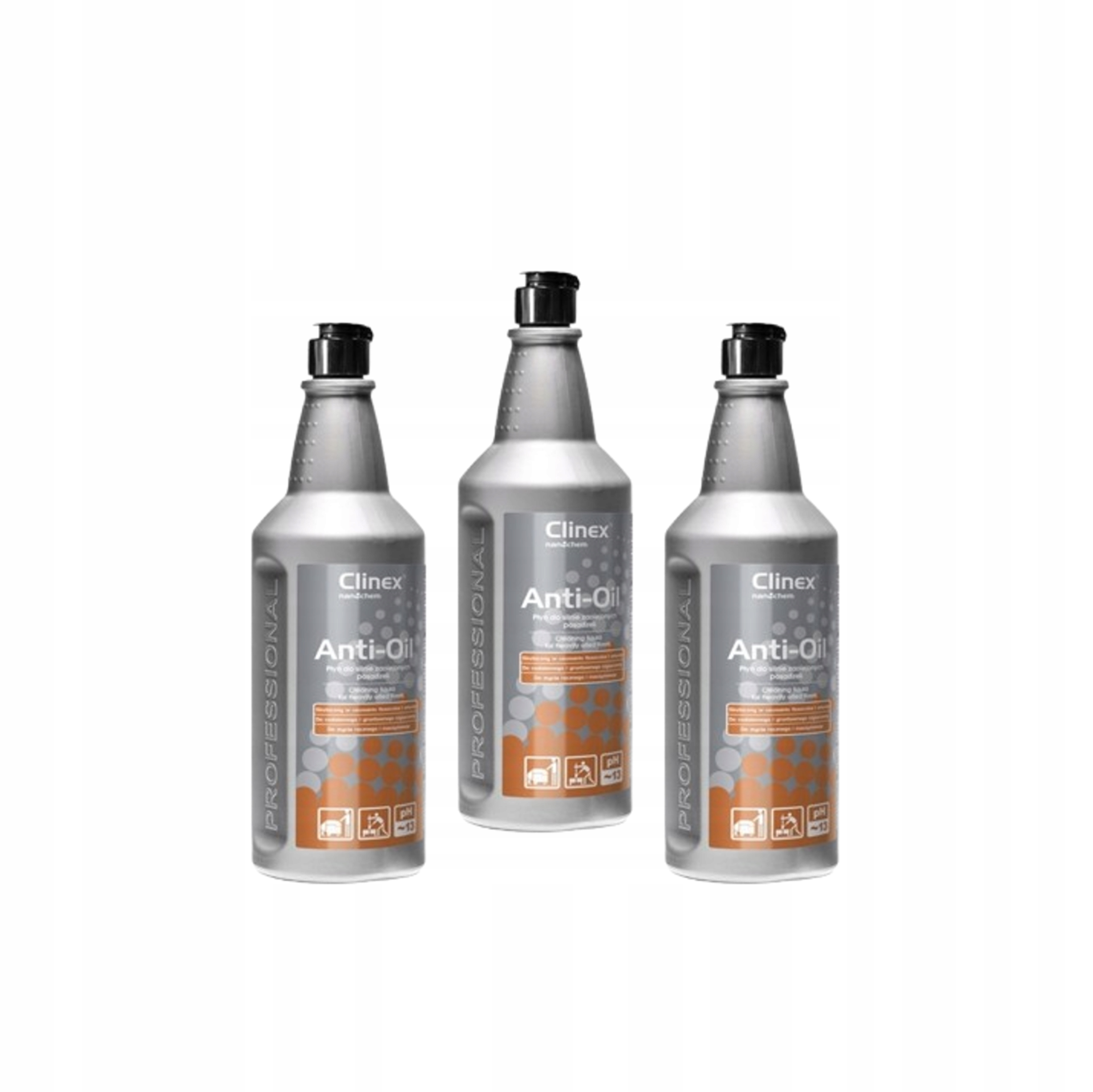 Levně Čisticí prostředek na zaolejované podlahy Clinex Anti-Oil 1 litr 3 kusy