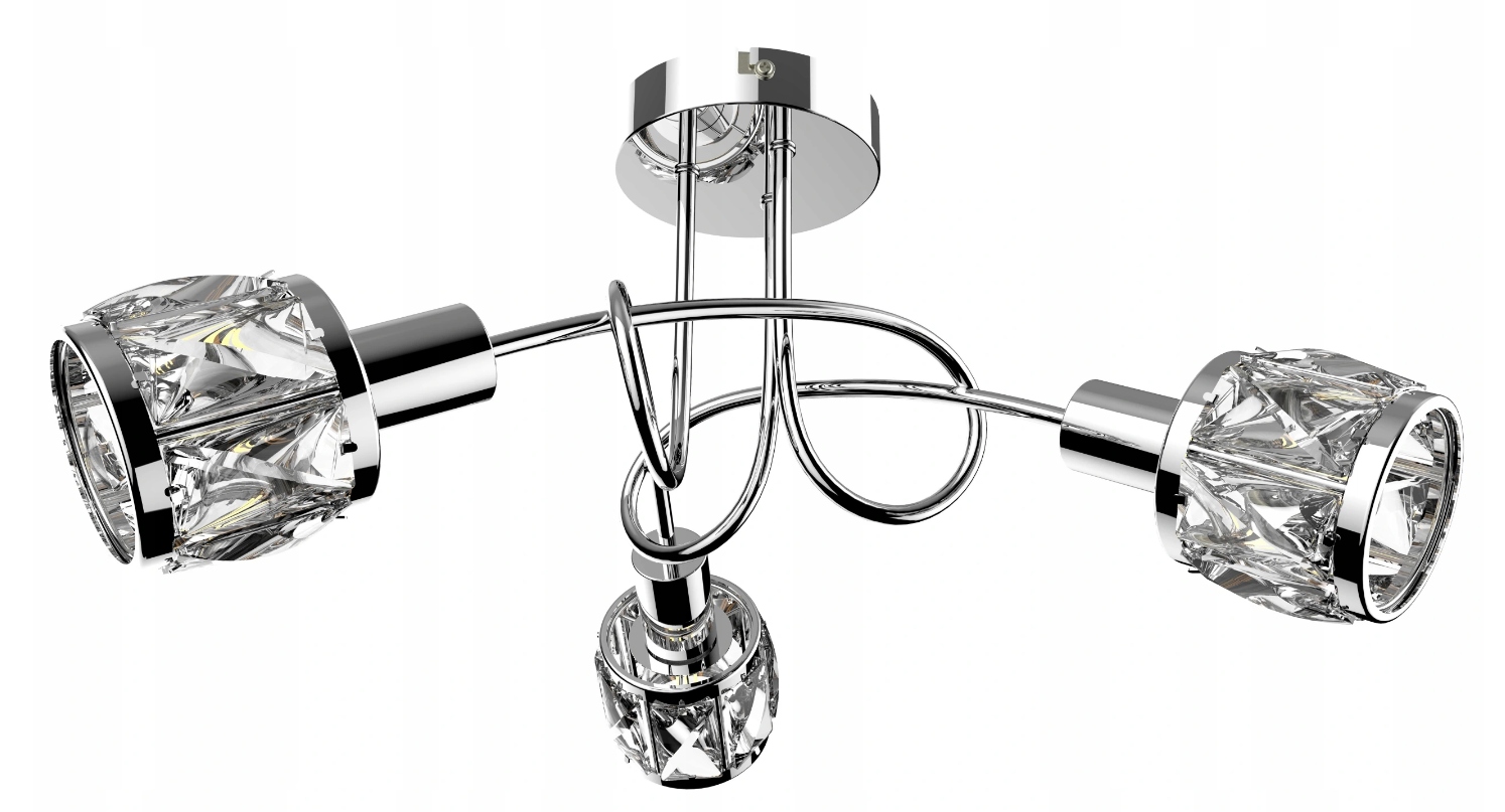 

Plafon żyrandol Lampa wisząca Venus 3 kryształ