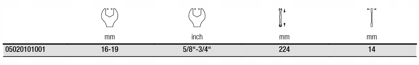 ГАЕЧНЫЙ КЛЮЧ 16-19 ММ САМОРЕГУЛИРУЮЩИЙСЯ 6004 L WERA