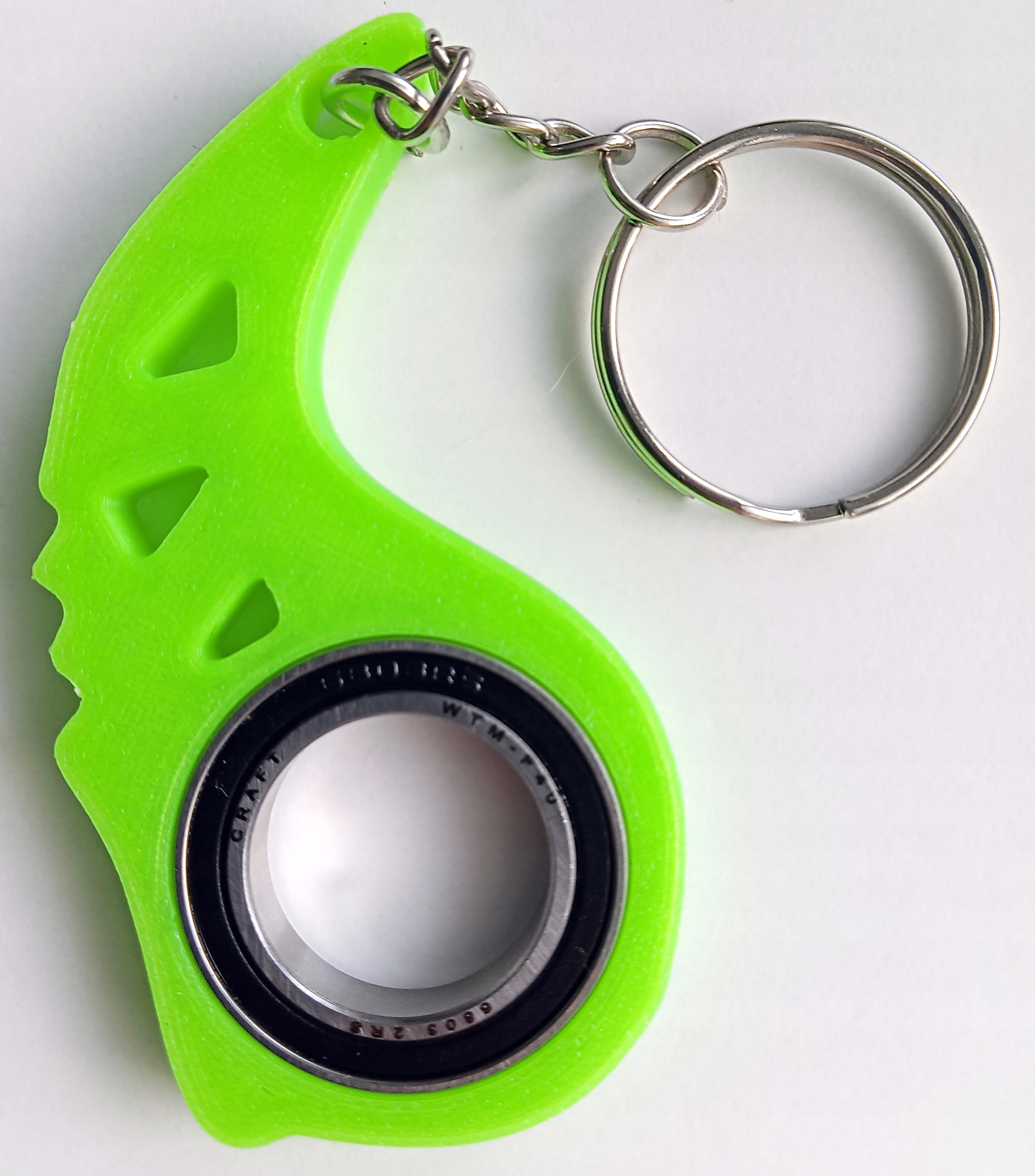 Brelok do Kluczy KEYRAMBIT KEYSPINNER ŚWIĘCĄCY W CIEMNOŚCI kolory! Materiał plastik