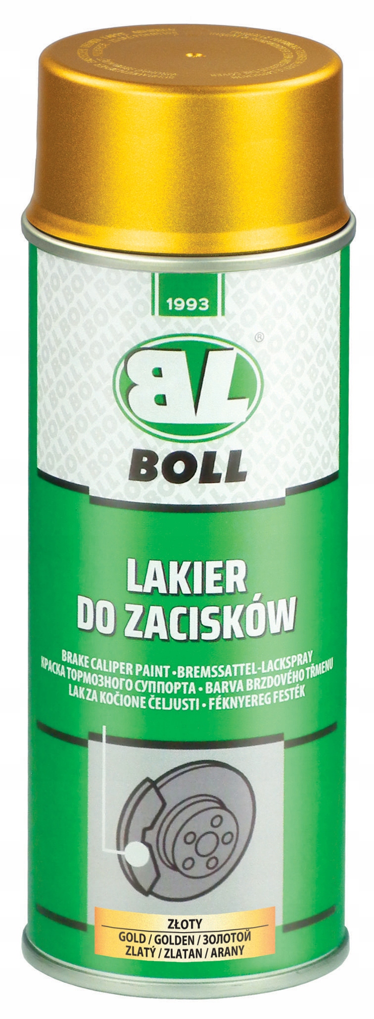 

Boll Lakier Do Zacisków 400ML Złoty