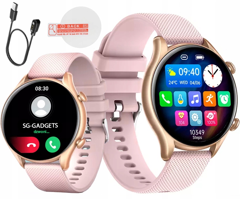 

Smartwatch Damski Z Rozmowami 200 Tarcz