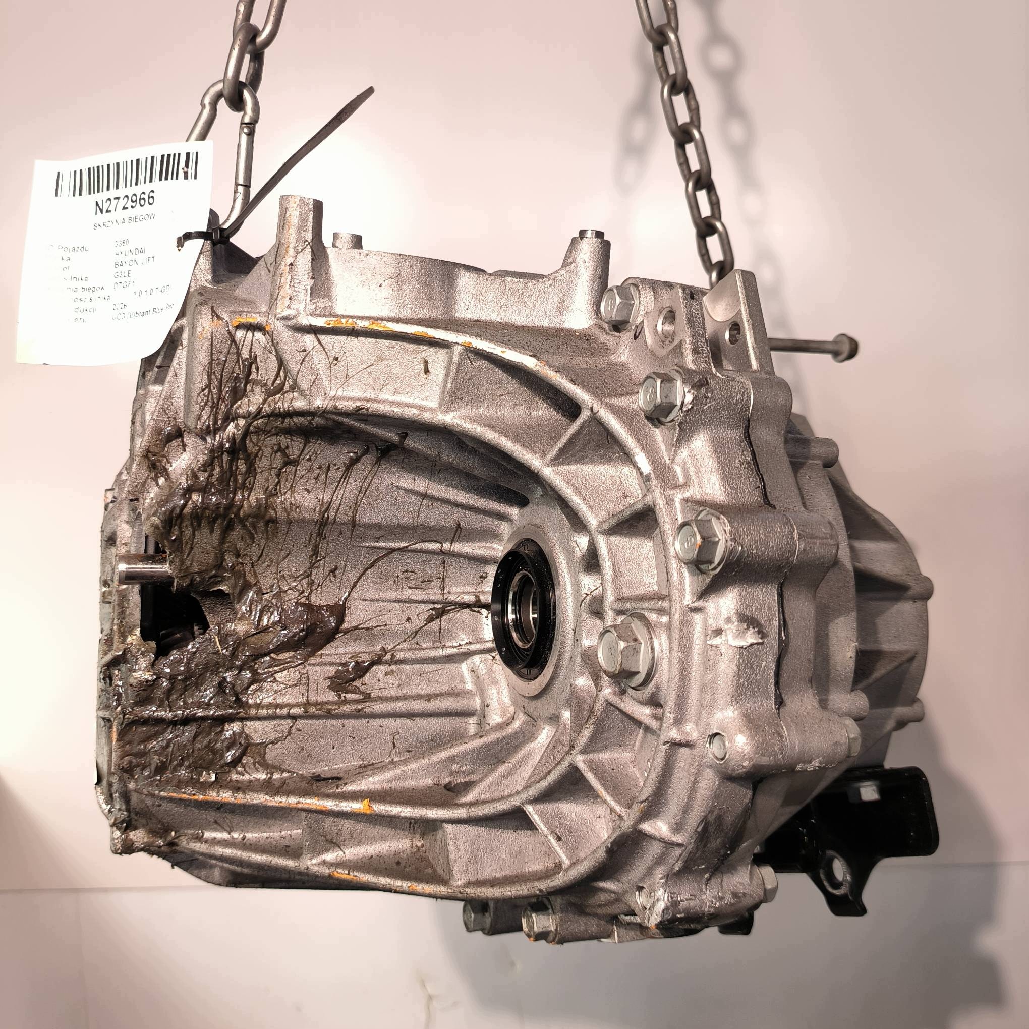 gearbox, damaged 2026 HYUNDAI BAYON LIFT