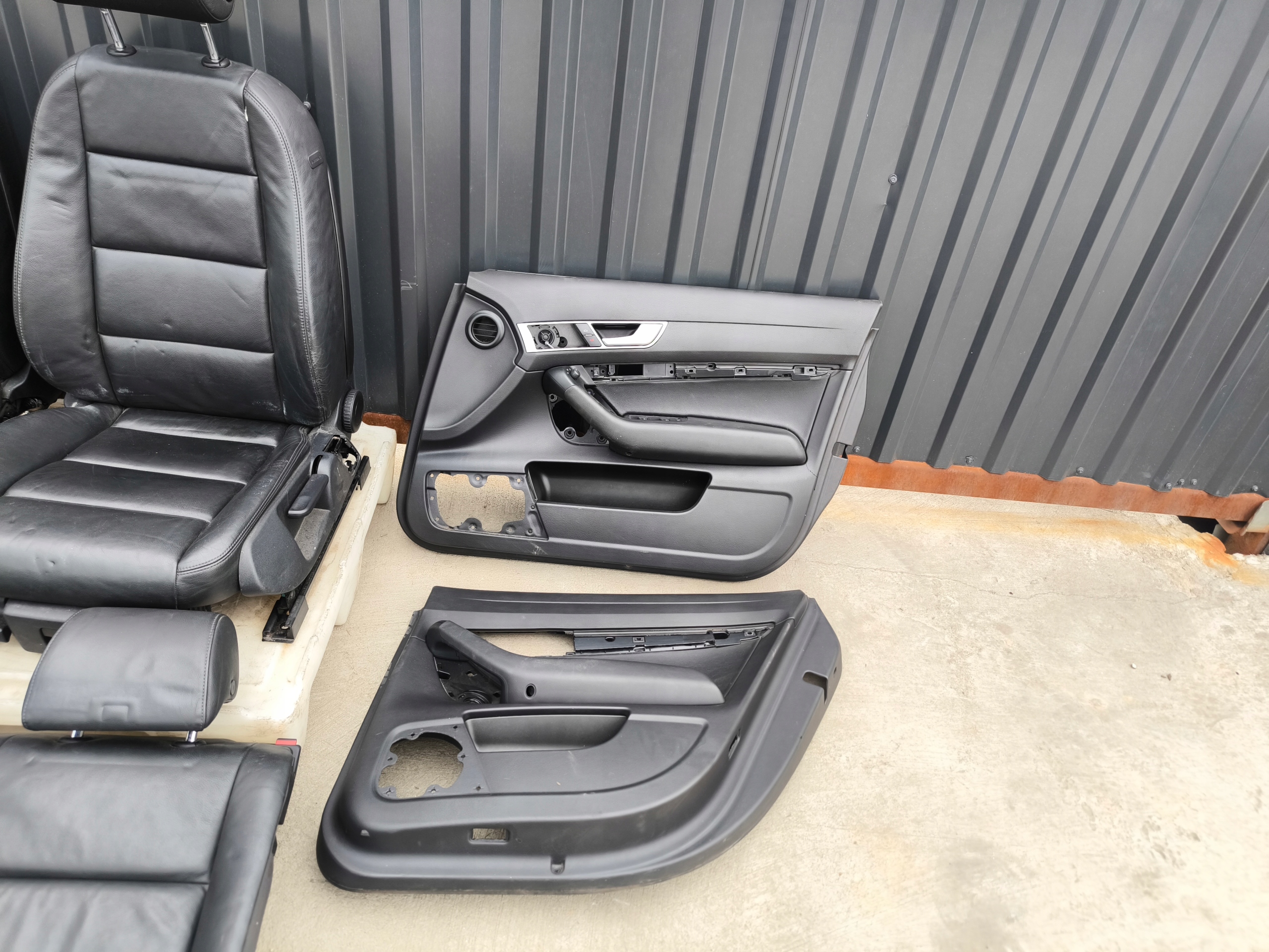 Sitz Sitze KOMPLET AUDI A6 C6 Leder GRZANE SCHOWKI MC DONALDS