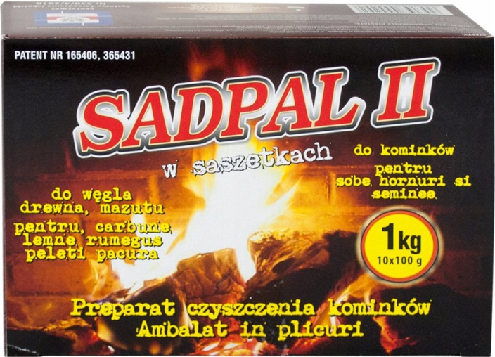 

Sadpal II 10x100g katalizator spalania sadzy