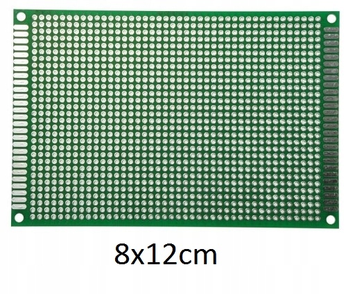 Uniwersalna dwustronna płytka PCB 8x12cm 1290 pól