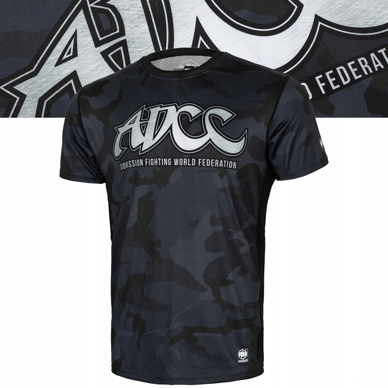 Męska Koszulka Mesh Pitbull Sportowa Performance Pro plus Adcc Camo
