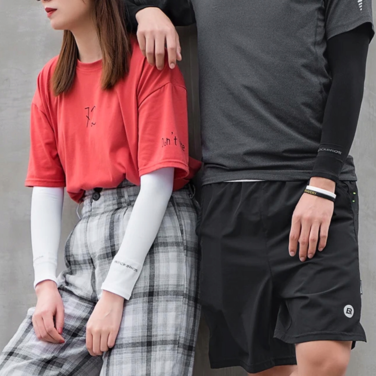 ROCKBROS 2x RĘKAW KOLARSKI 50SPF OCHRONNY RĘKAWKI NA ROWER BIEGANIA MTB Marka Rockbros